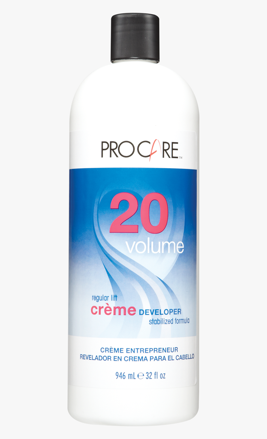 20 Volume Creme Developer - Bottle, HD Png Download, Free Download