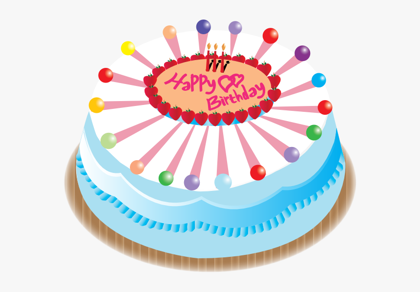 Birthday Cake Png Background, Transparent Png, Free Download