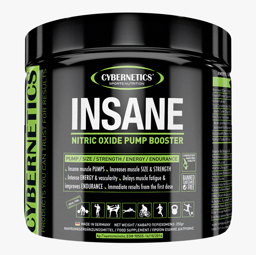 Insane - Bodybuilding Supplement, HD Png Download, Free Download