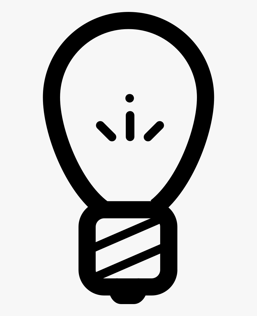 Lightbulb Outline - Light Mode Icon, HD Png Download, Free Download