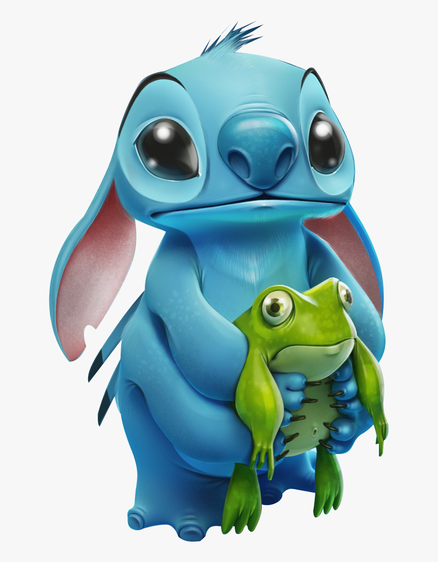 Stitch, Disney, And Frog Image - Stitch Y Sapo, HD Png Download, Free Download