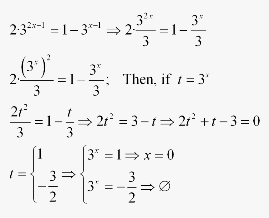 Exponential Equations With Fractions, HD Png Download, Free Download