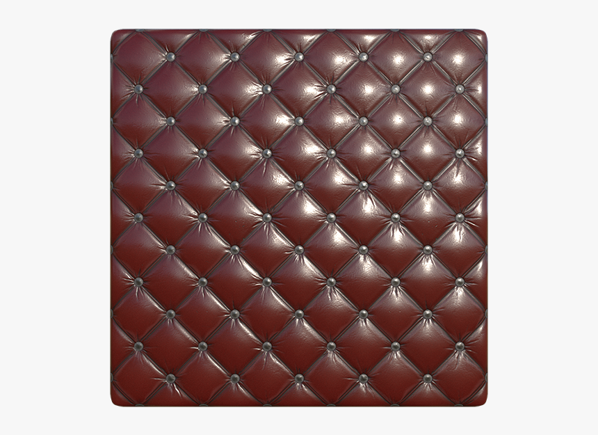 Red Worn Sofa Leather Texture With Nails, Seamless - Mesh, HD Png Download, Free Download