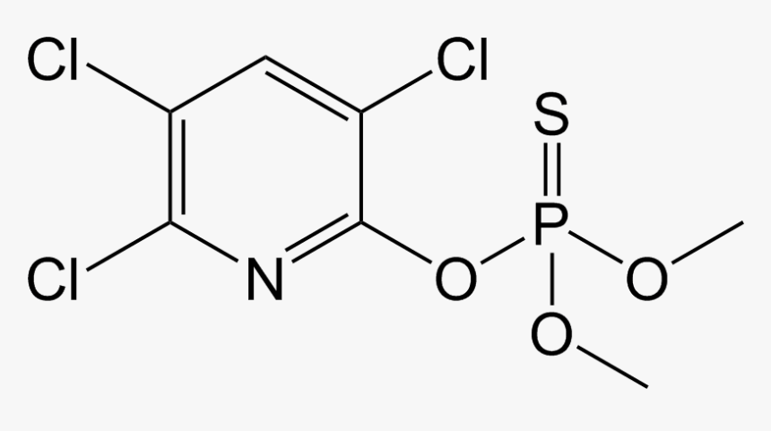 File - Chlorpyrifos-methyl - Chlorpyrifos Structure, HD Png Download, Free Download