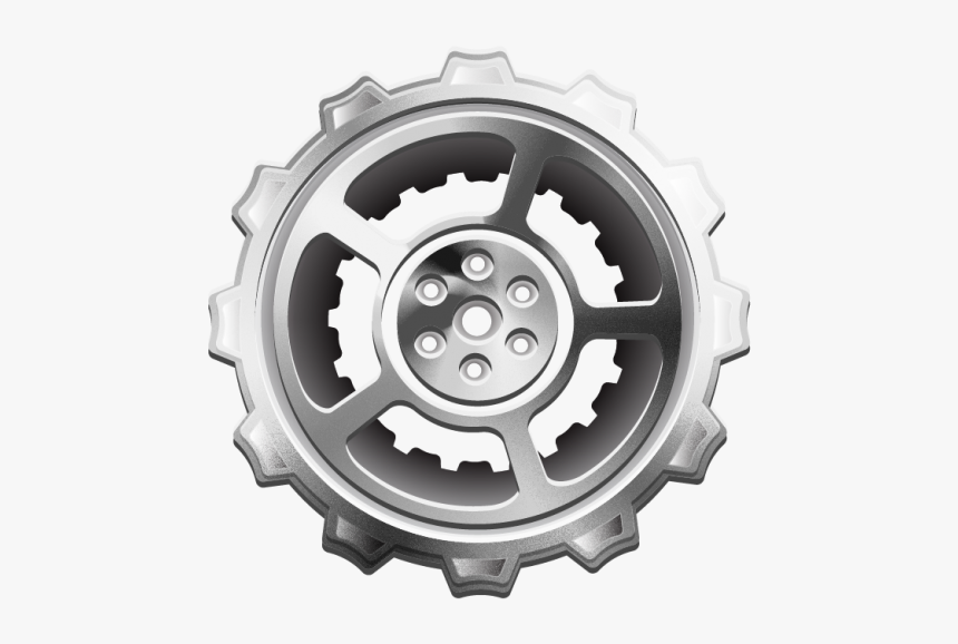 Metallic Gear Car Hub 3d Vector Illustration - Gear, HD Png Download, Free Download