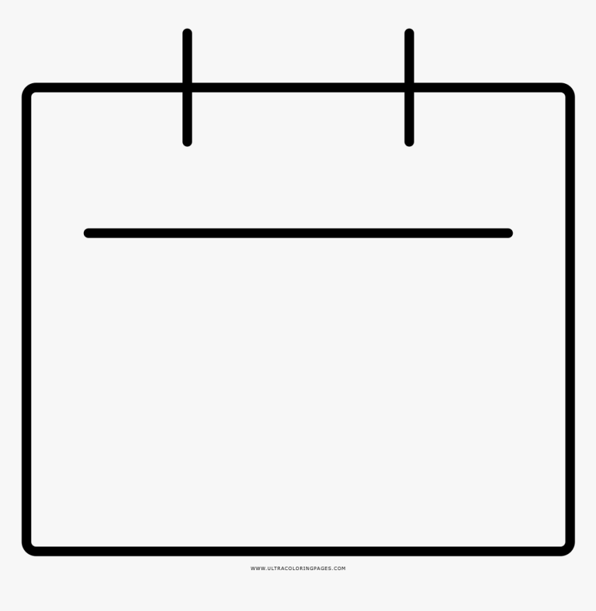 Transparent Blank Calendar Png - Black-and-white, Png Download, Free Download