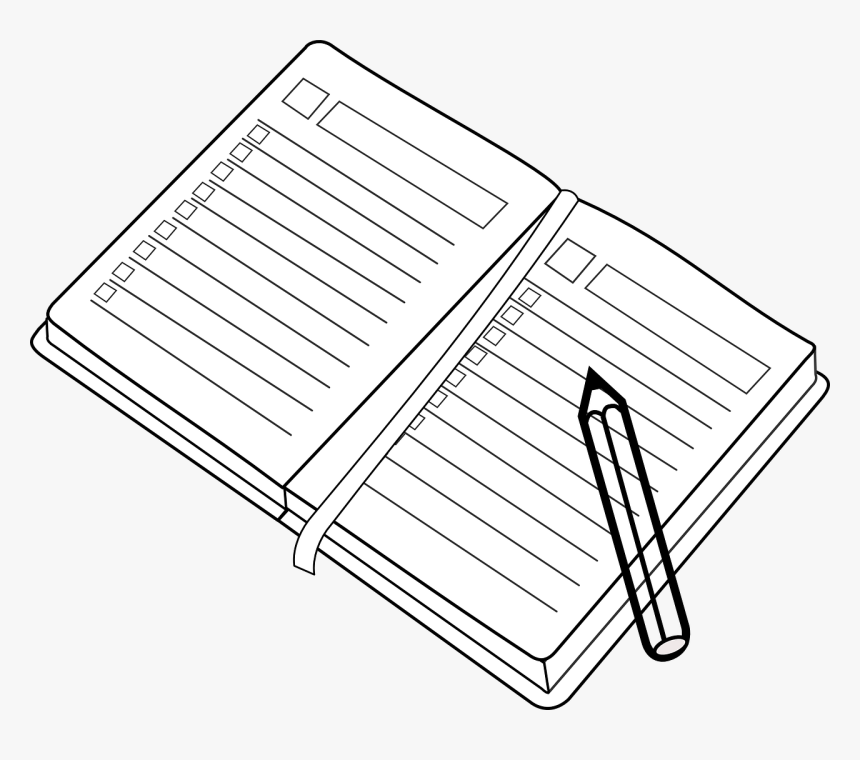 Drawing Of A Diary, HD Png Download, Free Download