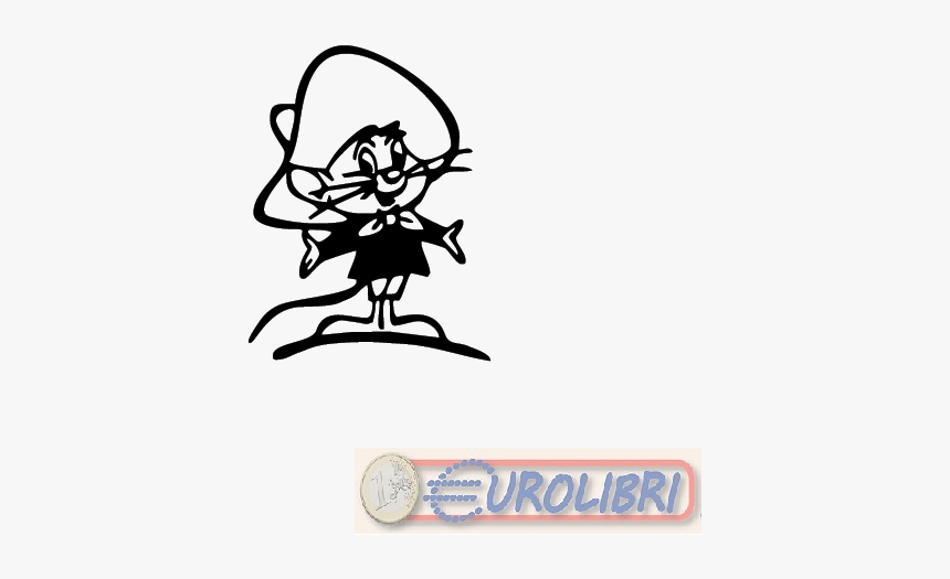 Speedy Gonzales - Adesivo Prespaziato - Colore Nero - Espiri Gonzalez Logo Vector, HD Png Download, Free Download