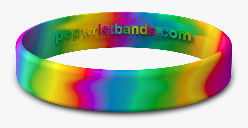 Custom Silicone Bracelets Swirl Rainbow, HD Png Download, Free Download