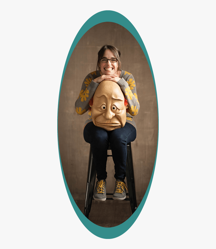 Kate Braidwood, Co Artistic Director Of Wonderheads, - Sitting, HD Png Download, Free Download