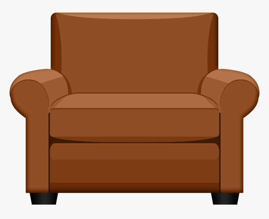 Brown Armchair Png Clipart, Transparent Png, Free Download