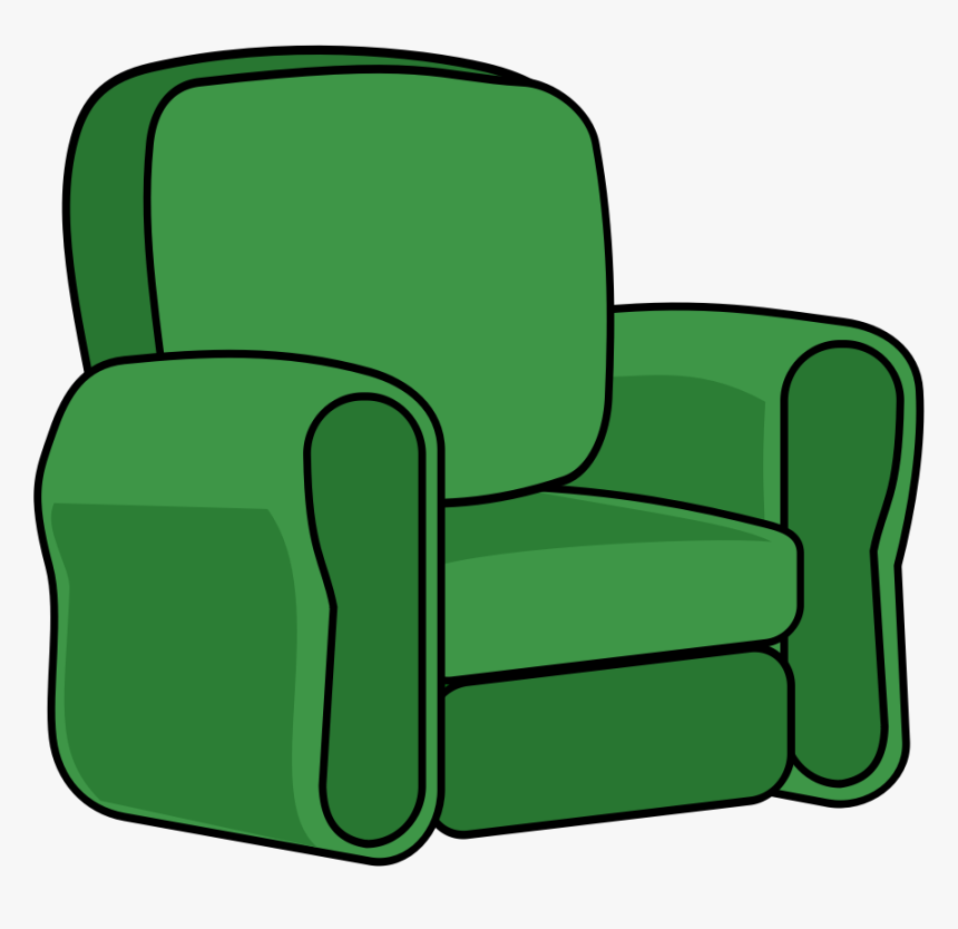 Clip Art Green For One Remix - Chair Clipart, HD Png Download, Free Download