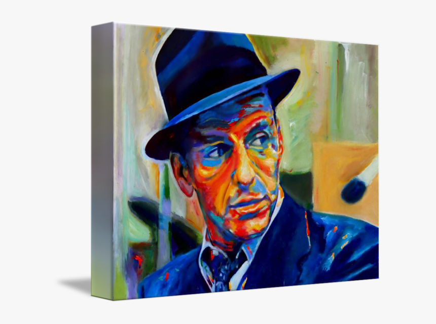 Frank Sinatra Painting Canvas Print Big Band - Frank Sinatra Painting, HD Png Download, Free Download