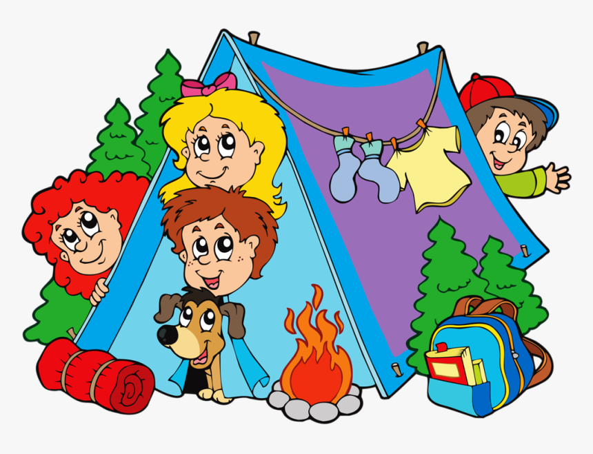 Kids Camping Clipart, HD Png Download, Free Download