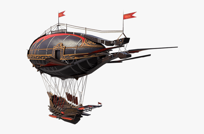 Airship Png Clipart - Transparent Steampunk Airship Png, Png Download, Free Download