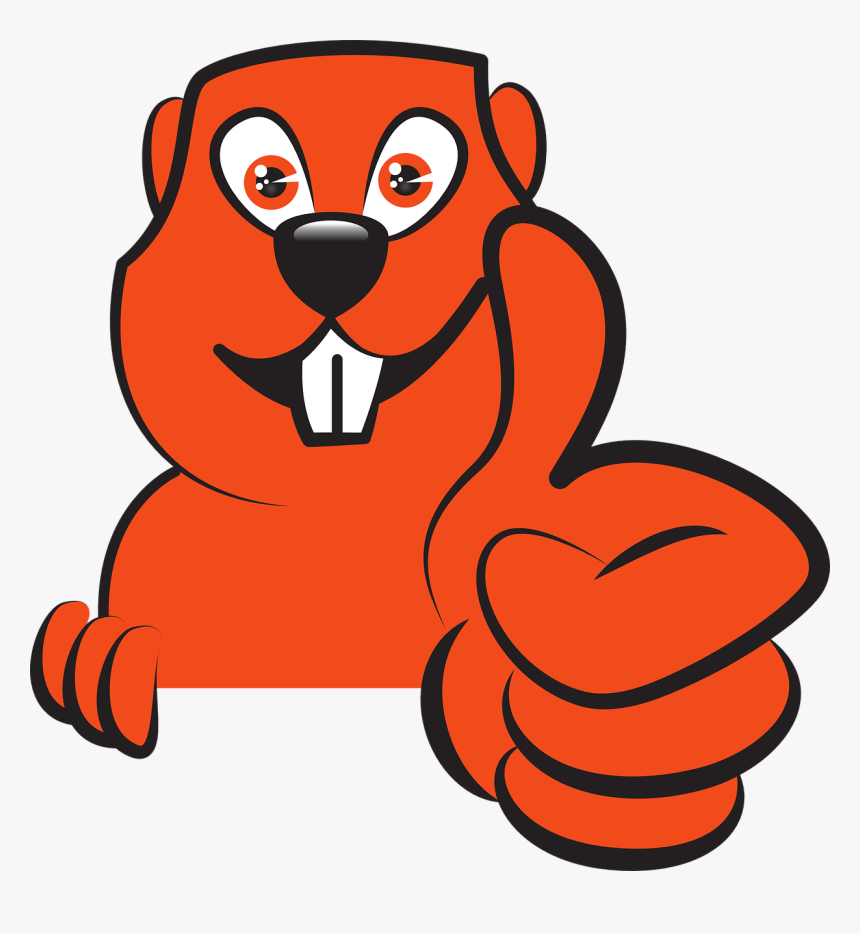 Mascot Syseľ Thumbs Up Free Photo - Red Mole Cartoon, HD Png Download, Free Download