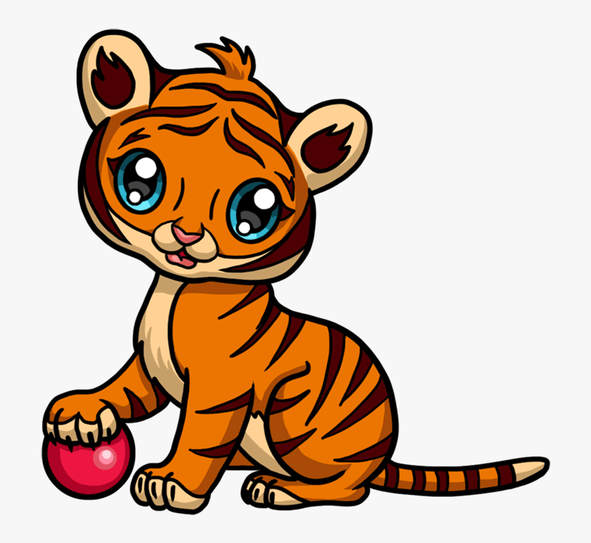 Easy Baby Tigers Drawings, HD Png Download, Free Download