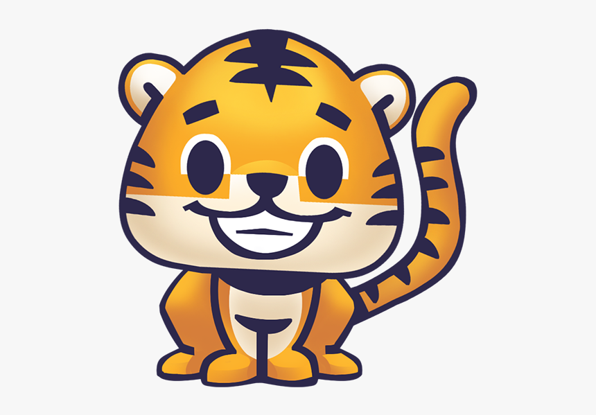 Baby Tiger Stickers For Kids Park Messages Sticker-0 - Kids Sticker Png, Transparent Png, Free Download