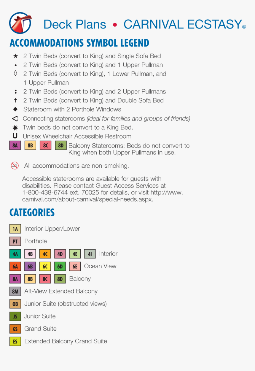 Floor Plan Carnival Valor Deck Plan, HD Png Download, Free Download