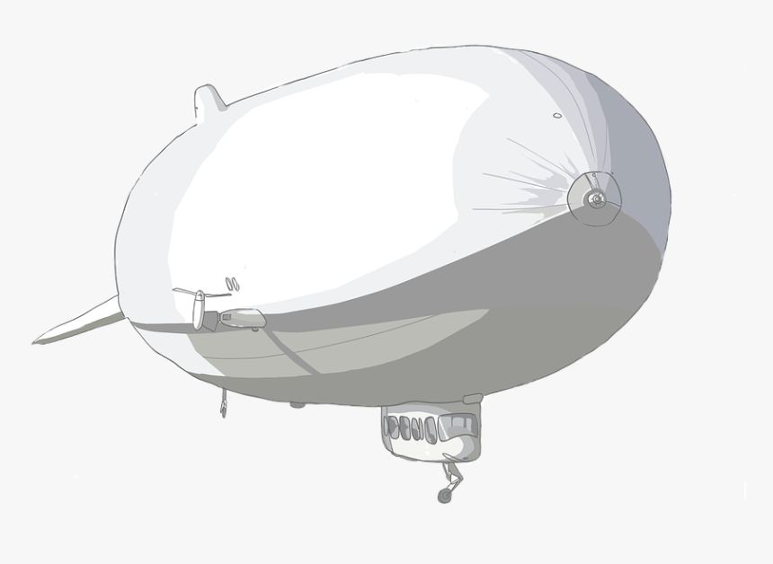 Airship, Ball, Flight, Floating - Zeppelin, HD Png Download, Free Download