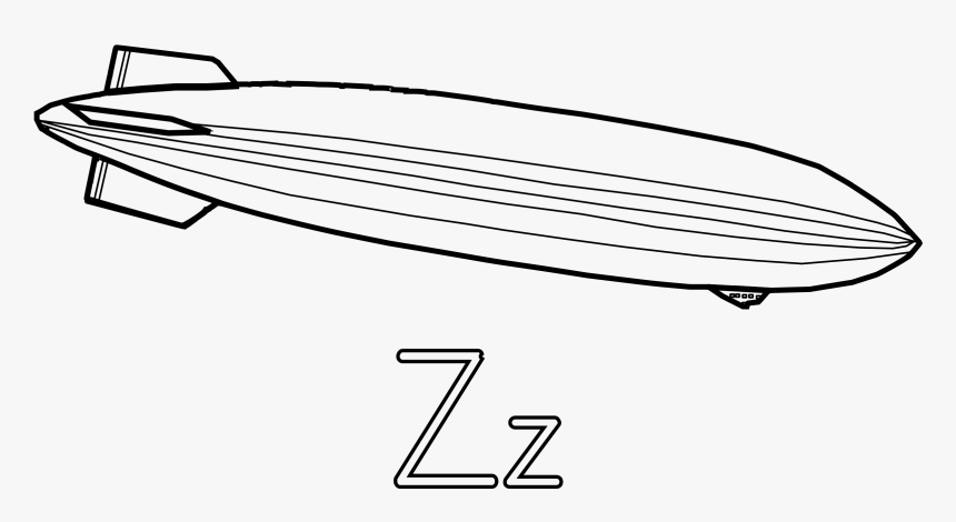 Z Is For Zeppelin Clip Arts - Z Is For Zeppelin, HD Png Download, Free Download