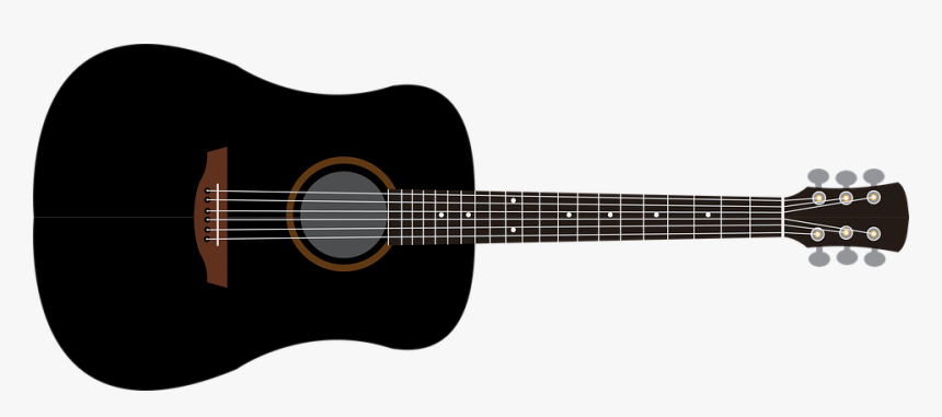 Guitar, Acoustic Guitar, Guitarist, Instrument - Fender Cd 60s Black, HD Png Download, Free Download