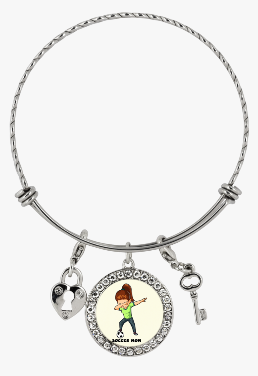 Soccer Mom Dabbing Funny Bracelet, Gifts For Football - Hotwife Jewelry, HD Png Download, Free Download