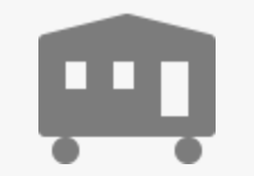Transparent Home Clipart Black And White - Mobile Home, HD Png Download, Free Download