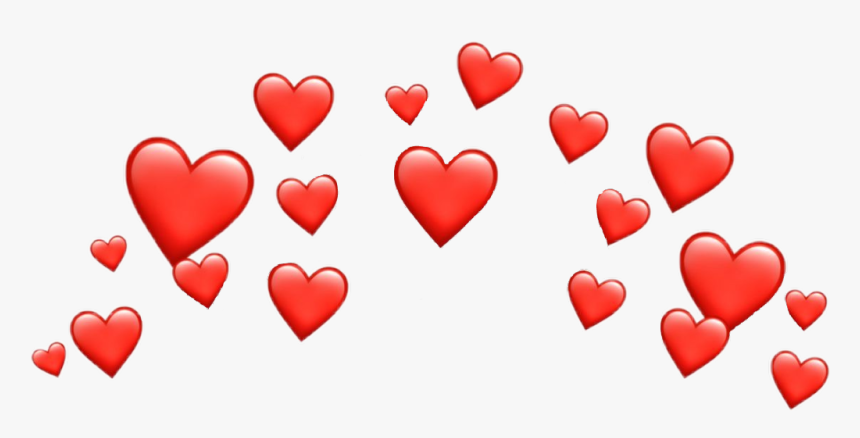 Red Heart Png Snapchat - Transparent Background Heart Emoji Png, Png Download, Free Download