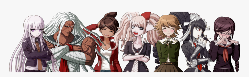 Danganronpa Students, HD Png Download, Free Download