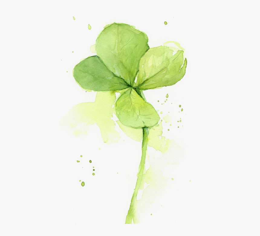 Four Leaf Clover Painting, HD Png Download, Free Download