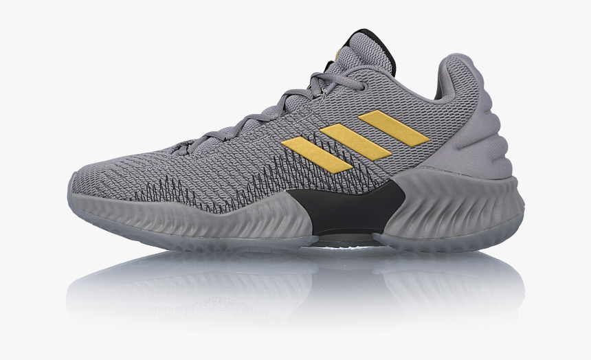Adidas Pro Bounce Low 2018 Grey Gold Ah2683 - Adidas Pro Bounce Grey And Gold, HD Png Download, Free Download