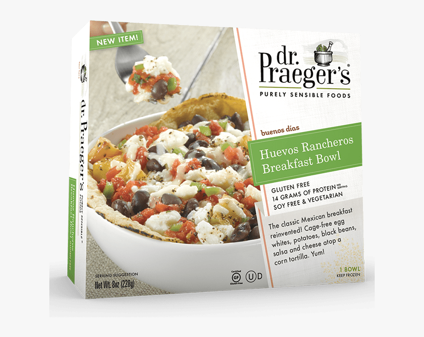 Praeger"shuevos Rancherosbreakfast Bowl - Dr. Praeger's, HD Png Download, Free Download