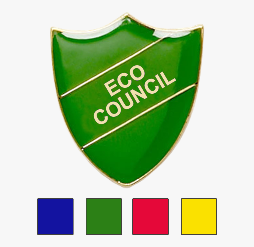Eco Council School Badges Shield - Emblem, HD Png Download, Free Download