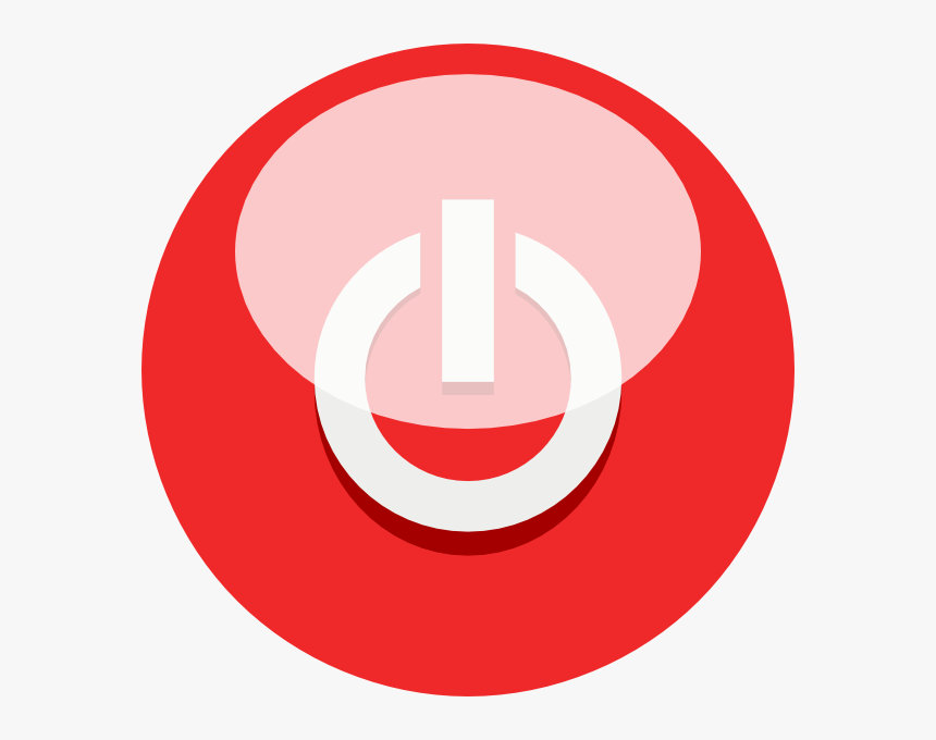 Off Button Svg Clip Arts - Logout Button Icon Red, HD Png Download, Free Download