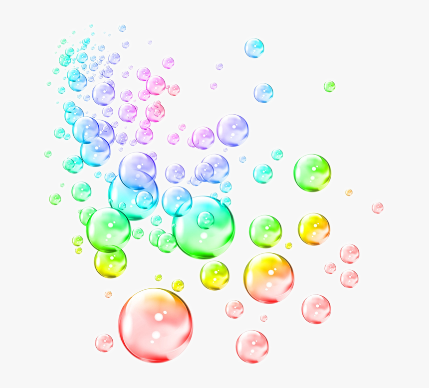 Bubble Clipart Rainbow - Soap Bubbles, HD Png Download, Free Download