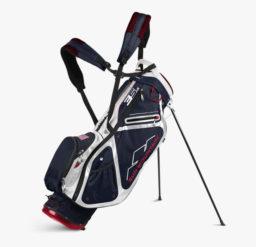 5ls Navywhitered - Sun Mountain Golf 2018 3.5 Ls Stand Bag, HD Png Download, Free Download