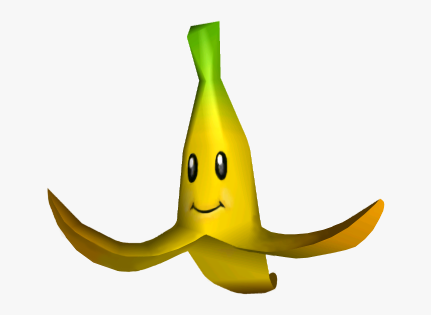 Ssbb Sticker Banana Peel - Banana Mario Kart, HD Png Download, Free Download