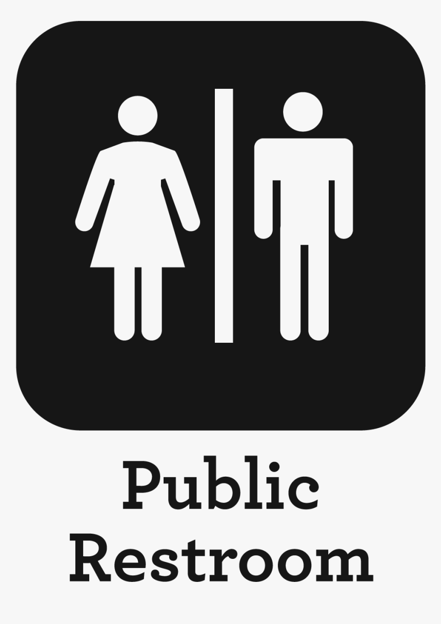 Bathroom Sign Png - Restroom Png, Transparent Png, Free Download