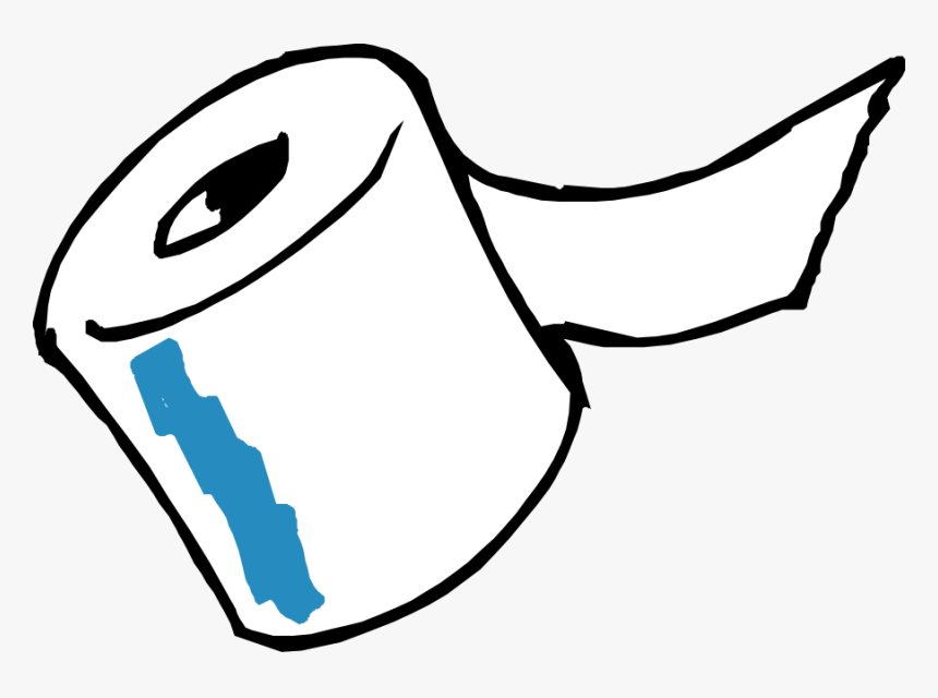 Transparent Toilet Clip Art - Toilet Paper Free Clip Art, HD Png Download, Free Download