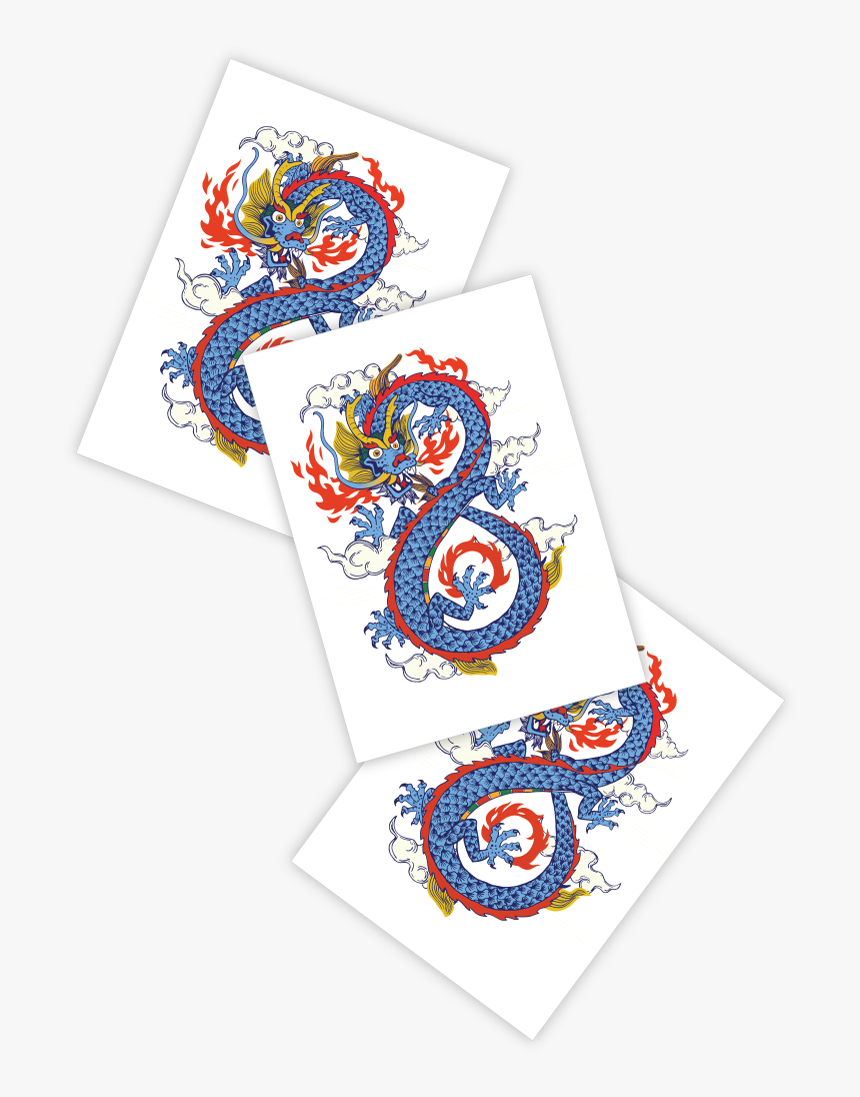 Dragon 8"
 Class= - Dragon Tattoos Looks Like In Eight, HD Png Download, Free Download