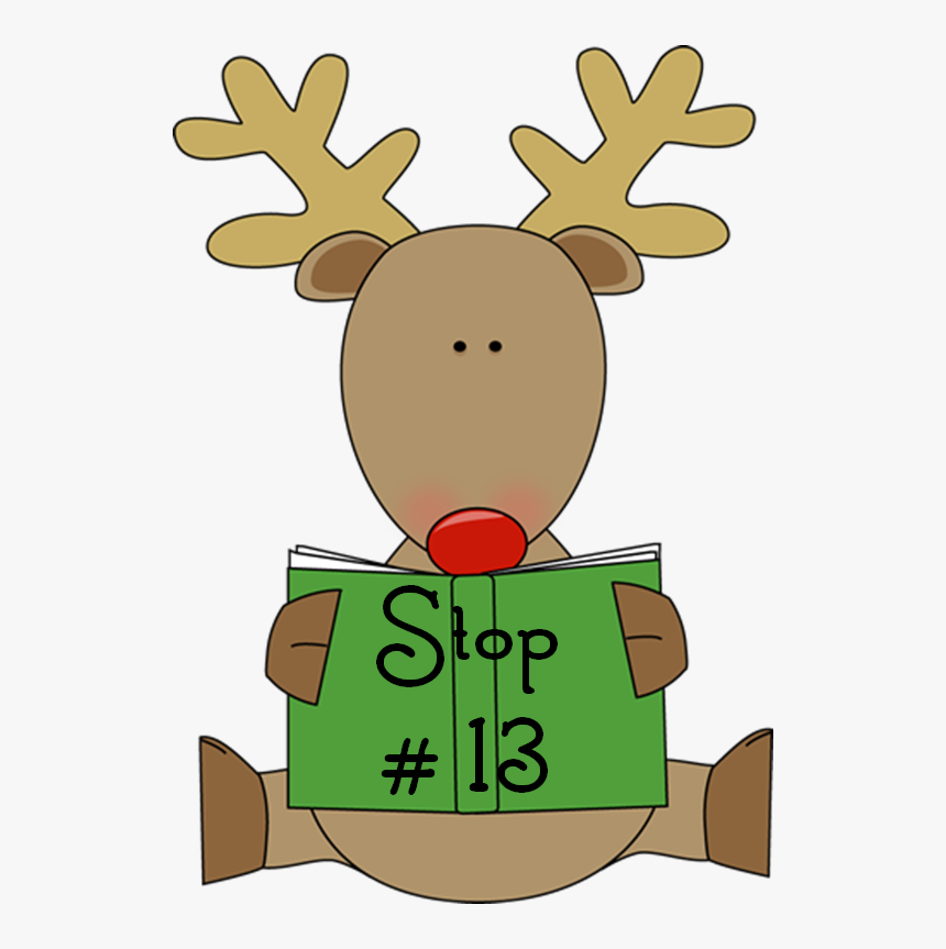At Each Blog Stop, You Will Be Gathering Reading Gifts - Christmas Reading Clipart, HD Png Download, Free Download