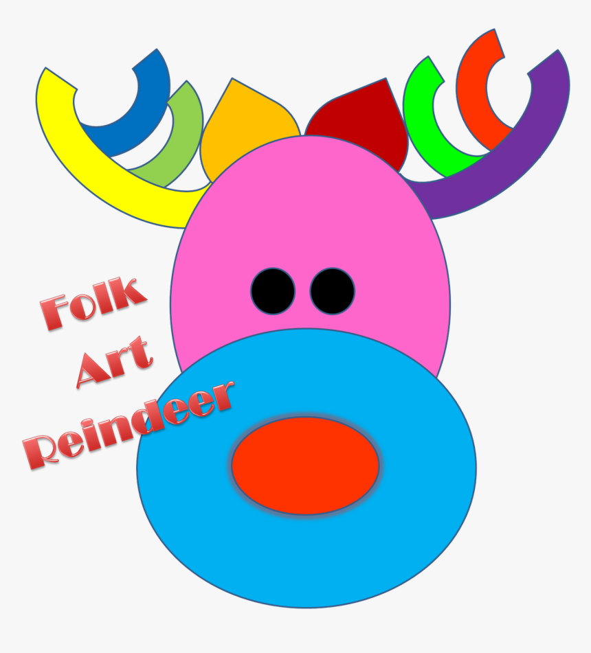 Folk Art Reindeer Clipart , Png Download, Transparent Png, Free Download