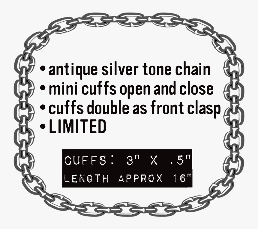 Necklace Made With Antique Silver Toned Curb Chain - 20 Años Servicio Pais, HD Png Download, Free Download