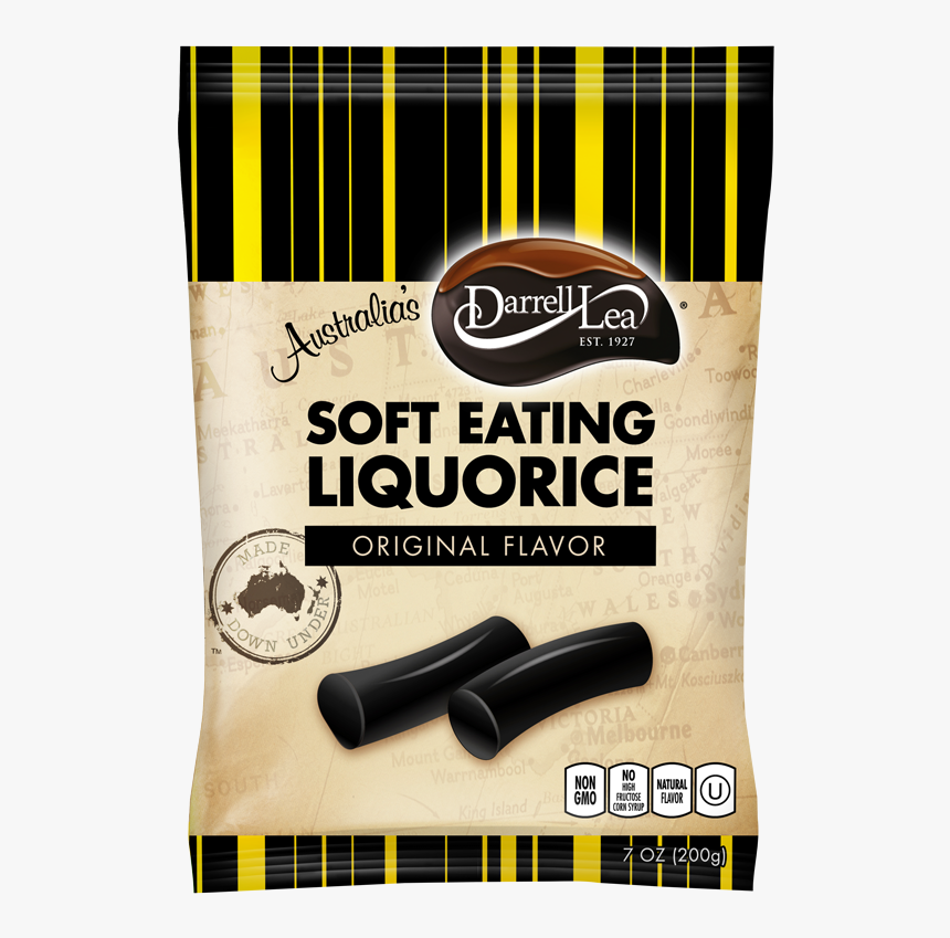 Darrell Lea Black Licorice - Darrell Lea Licorice, HD Png Download, Free Download