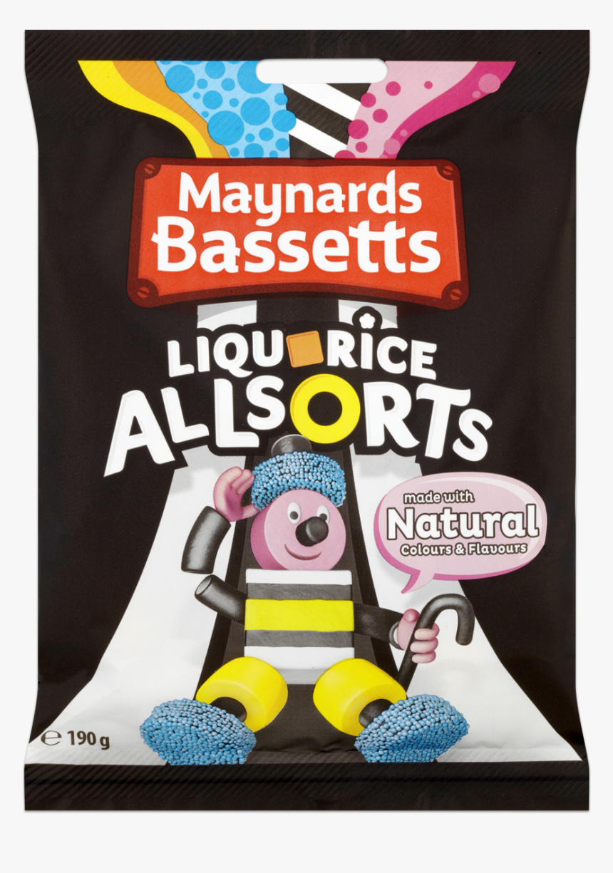 Liquorice Allsorts Bag 190g - Bassetts Liquorice Allsorts, HD Png Download, Free Download