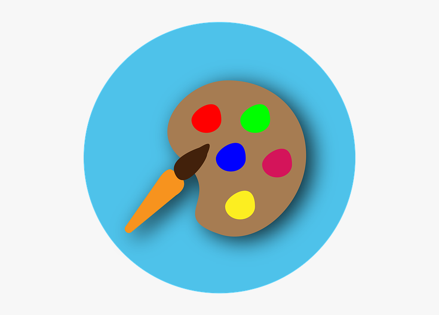 Color, Gode, Pintura, Arte, Artista, Pintor, Cepillos - Painting Dish, HD Png Download, Free Download