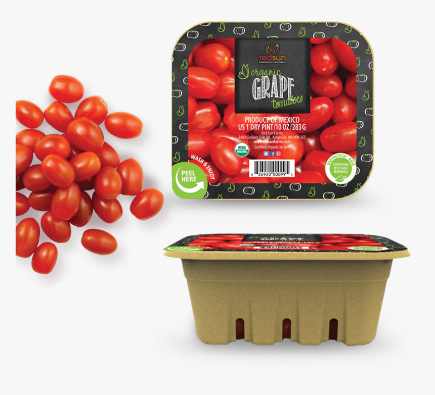 Organic Cherry Tomatoes Packaging, HD Png Download, Free Download