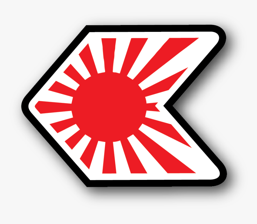 Jdm Stickers Rising Sun - Japan Flag, HD Png Download, Free Download