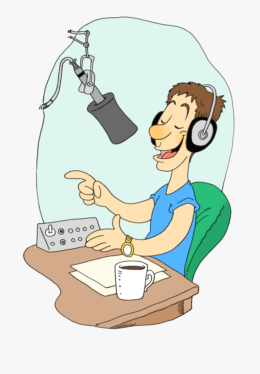 News Clipart Radio Presenter - Radio Presenter Clipart, HD Png Download, Free Download